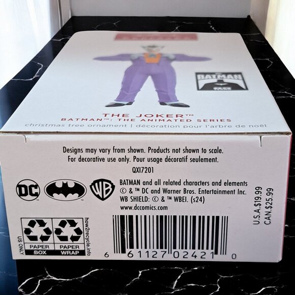 Hallmark Keepsake Ornament- The Joker - Batman : The Animated Series - 2024 - Picture 10 of 10